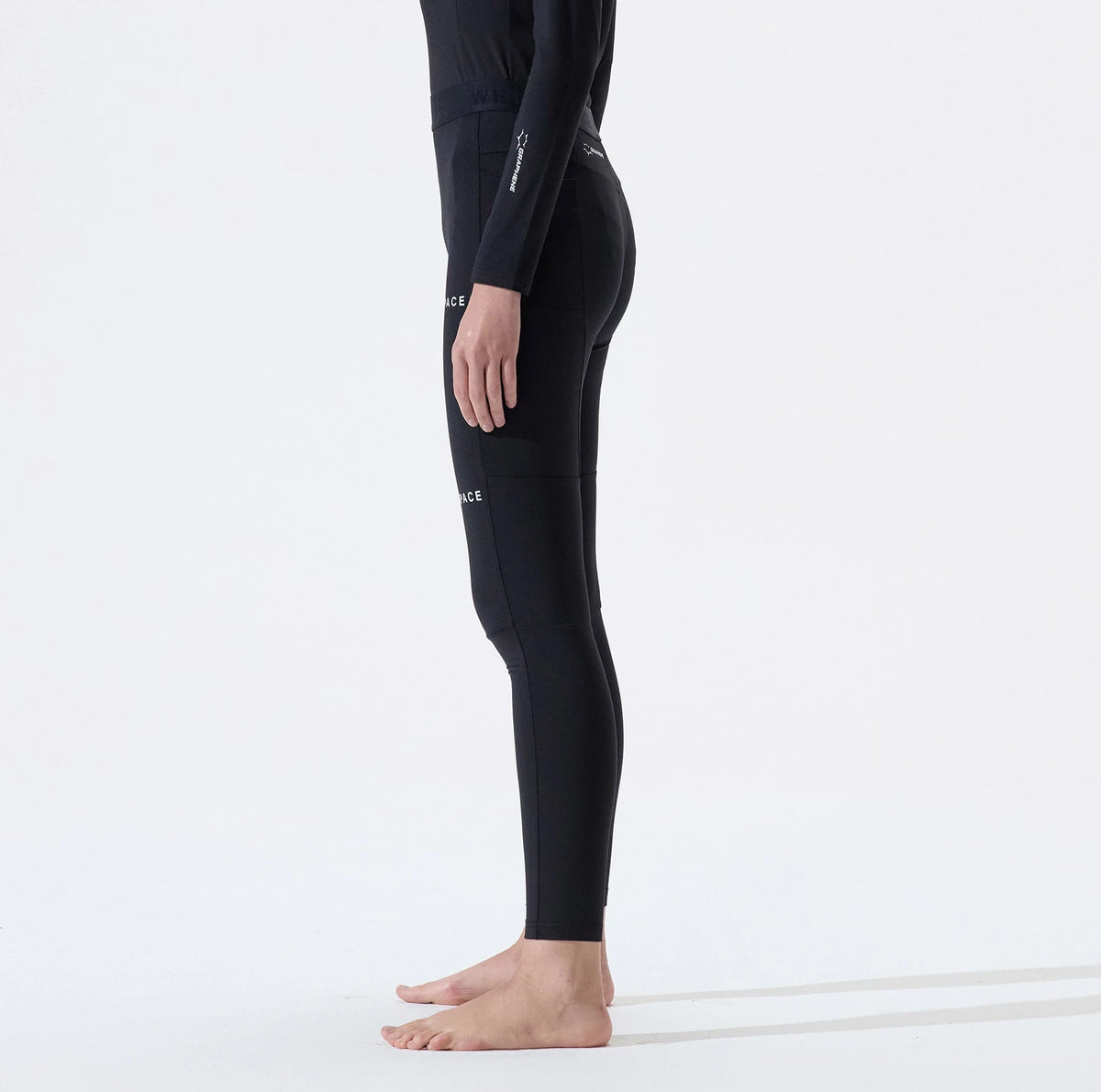 Whitespace GRAPHENE BASE PANT ropa interior térmica mujer detail 2 | Black Onyx