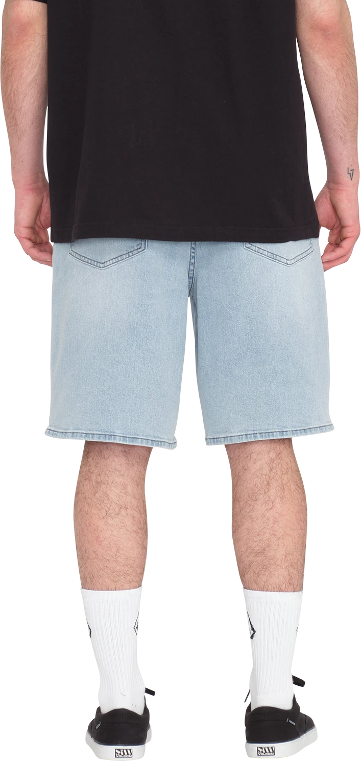 Volcom Billow Denim Short denim short hombre detail 3 | Desert Dirt Indigo