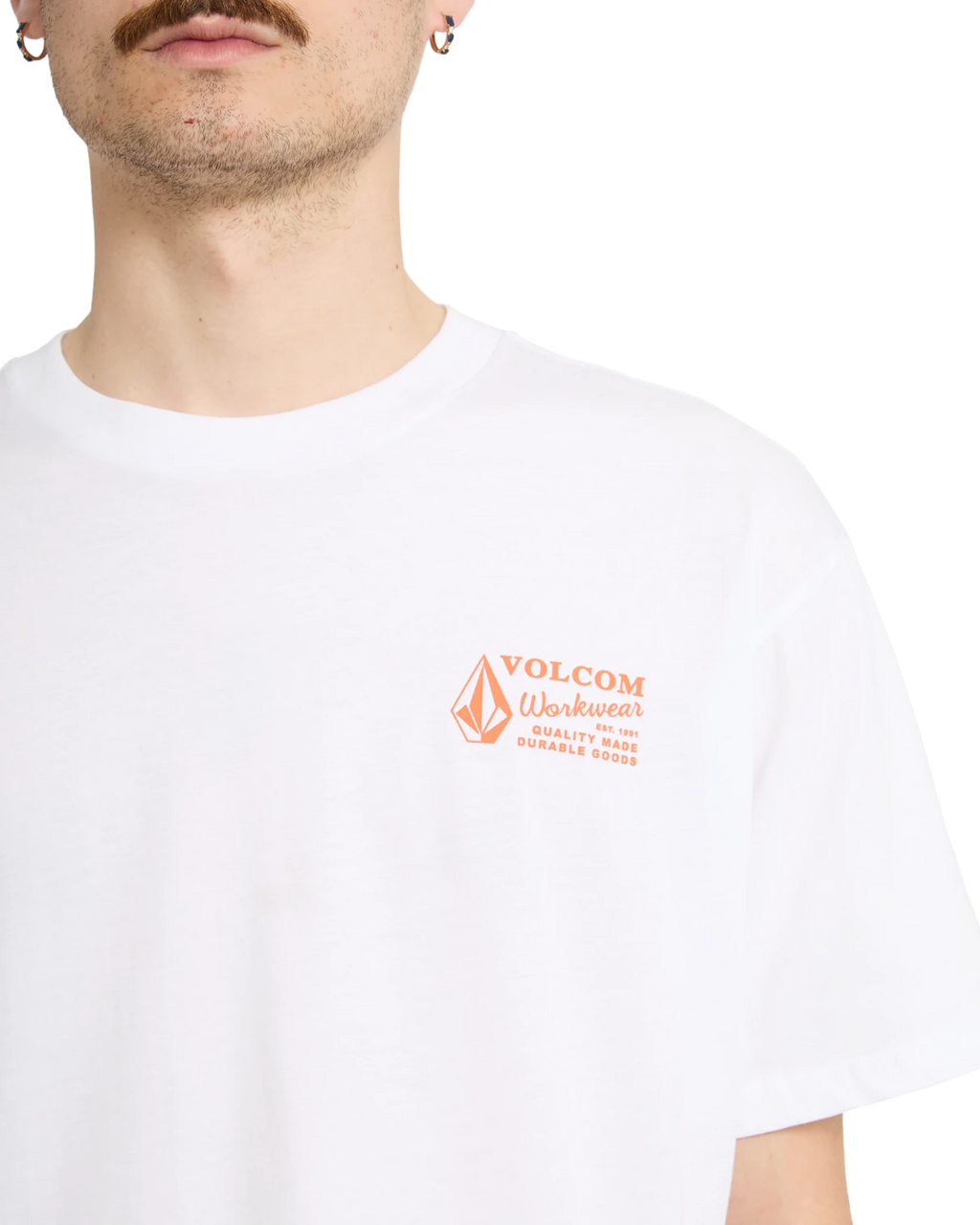 Volcom WORKWEAR SST camiseta manga corta hombre detail 3 | White Combo