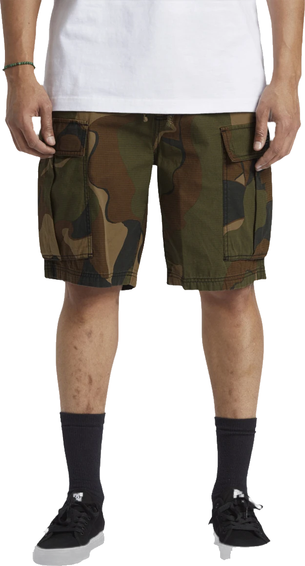 DC Shoes DC Tundra 22" Short Cargo Abstract Camo elastic waist short hombre | Abstract Camo