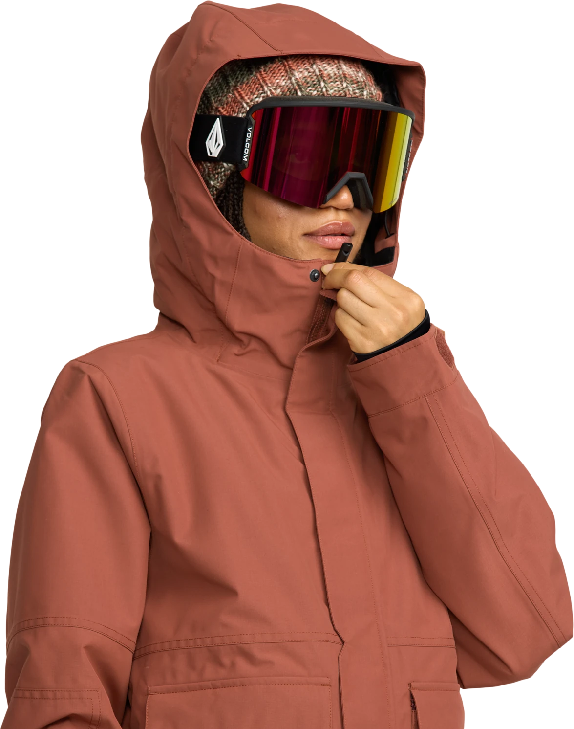 Volcom QC CRUISER INS PARKA chaquetas y abrigos mujer detail 4 | Henna