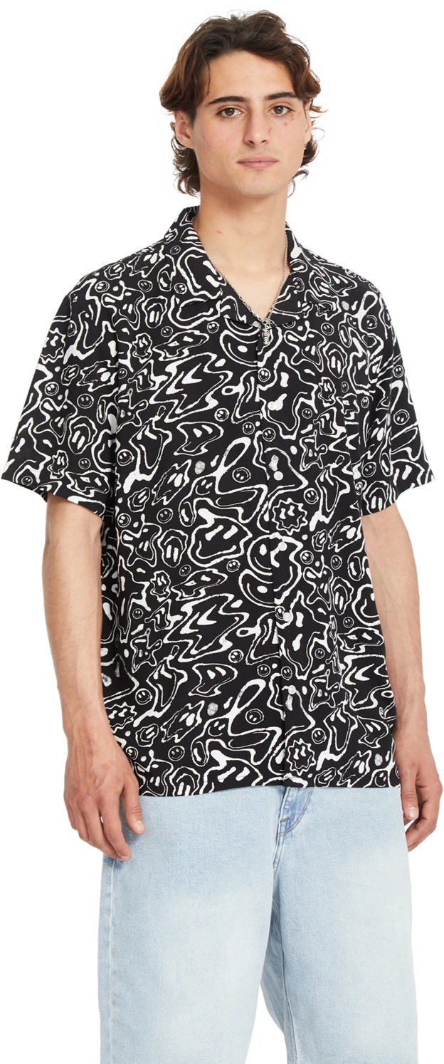 Volcom FA F Rygalski SS camisa manga corta hombre detail 2 | Black