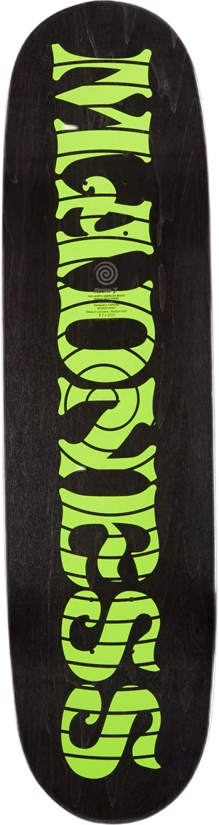Madness Madness Jedd McKenzie Demons Tabla de Skate 8.70" tablas de monopatín detail 1 | White/Holographic