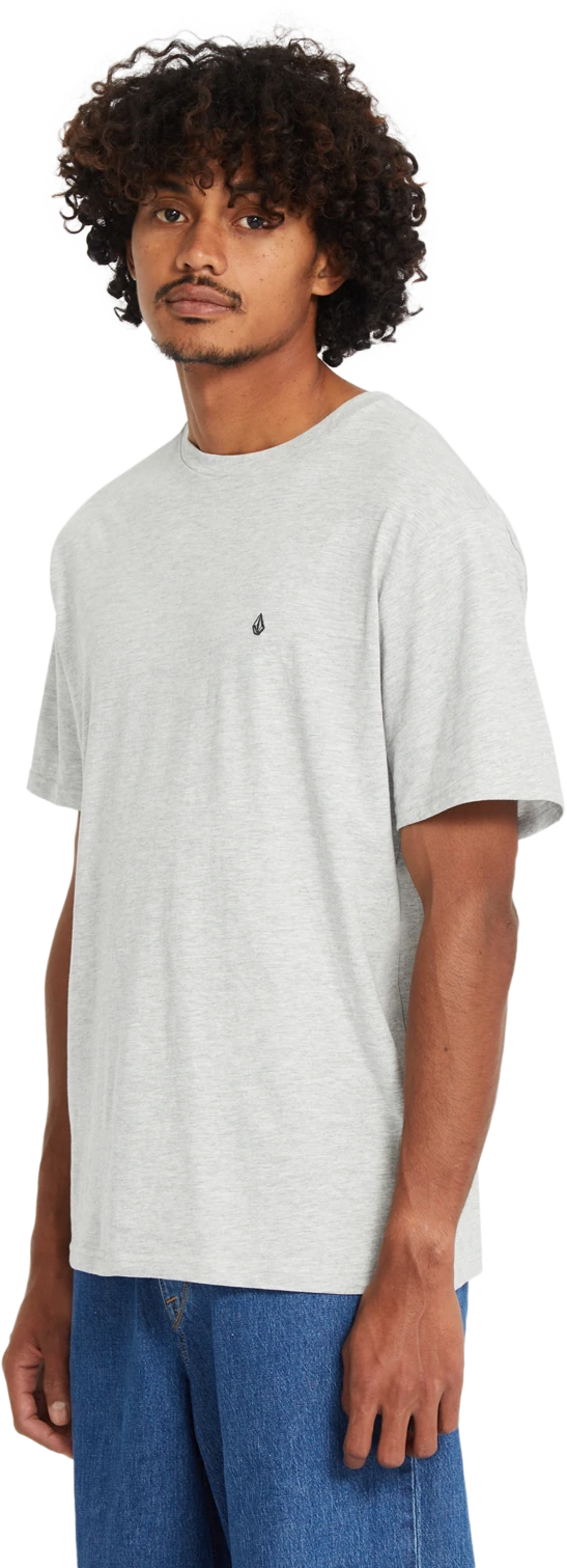 Volcom Stone Blanks camiseta manga corta hombre detail 2 | Heather Grey I