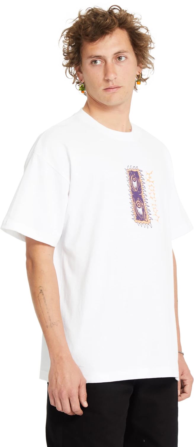 Volcom Eye Rust Lse camiseta manga corta hombre detail 6 | White