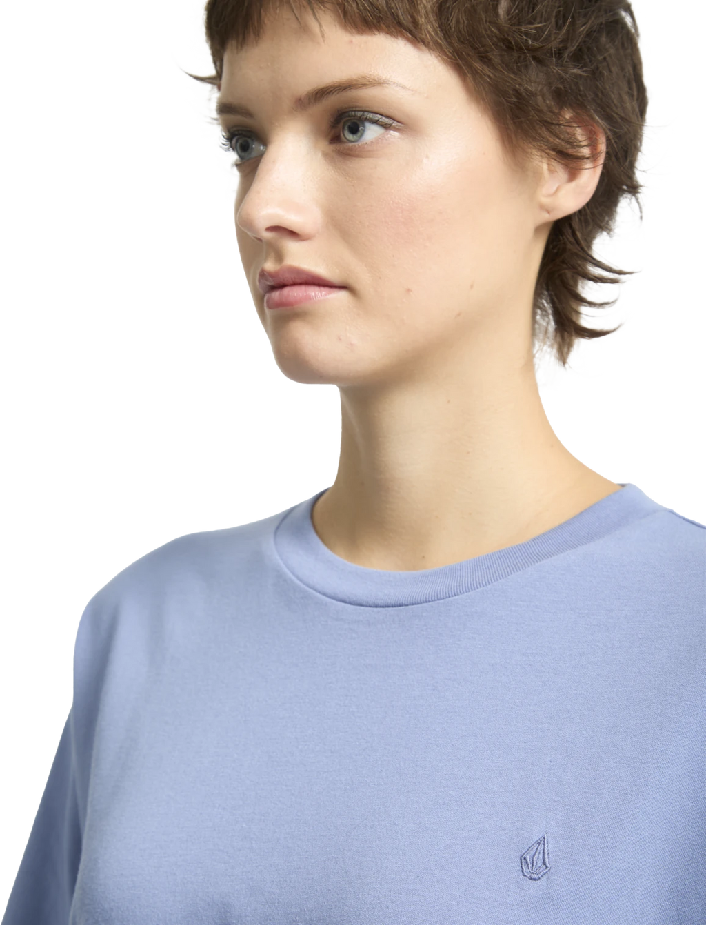 Volcom Stone Blanks Up camiseta manga corta mujer detail 2 | Carolina Blue