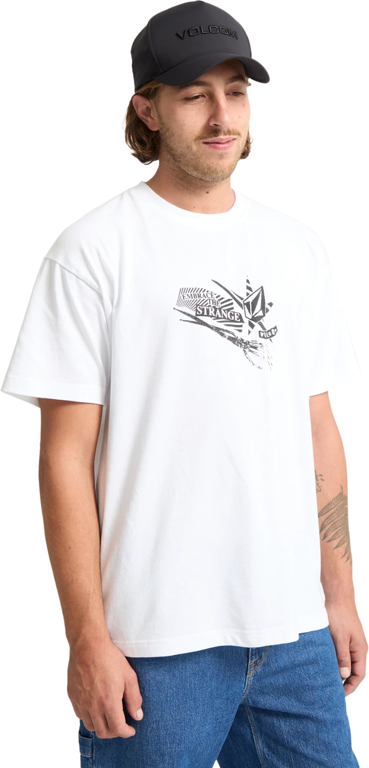Volcom Kut N Rip camiseta manga corta hombre detail 4 | White