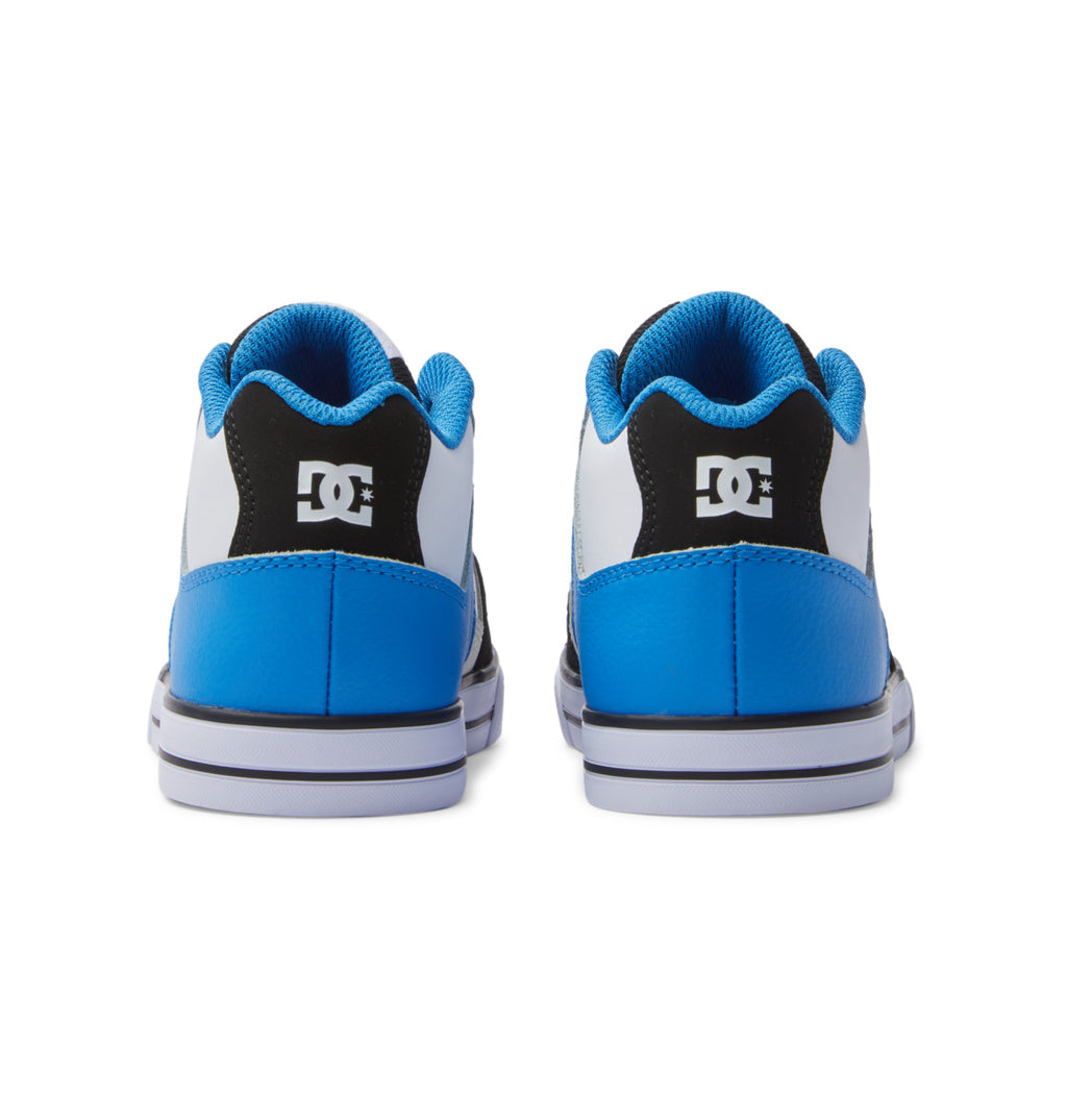 Scarpe DC Pure Mid nere/blu/grigie da bambino
