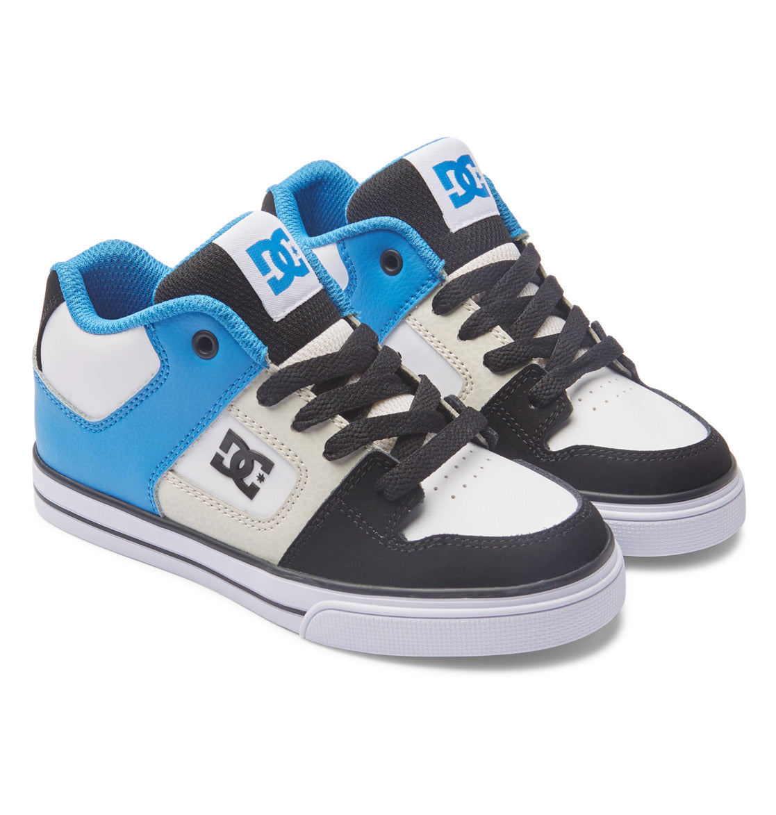 Scarpe DC Pure Mid nere/blu/grigie da bambino