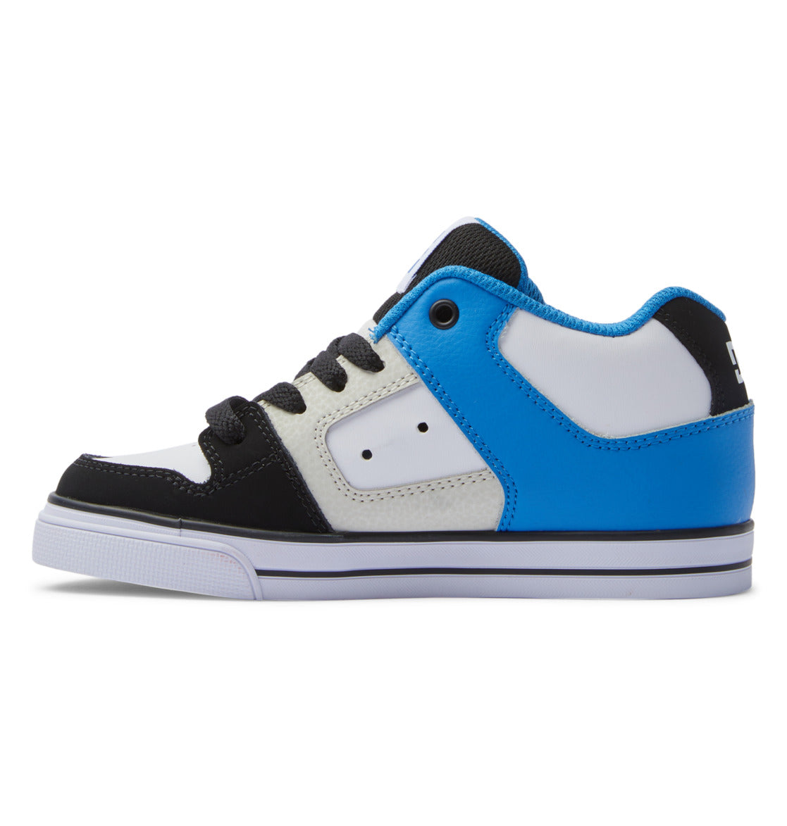 Scarpe DC Pure Mid nere/blu/grigie da bambino
