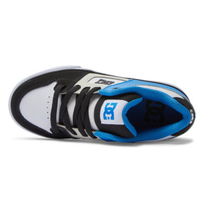 Scarpe DC Pure Mid nere/blu/grigie da bambino