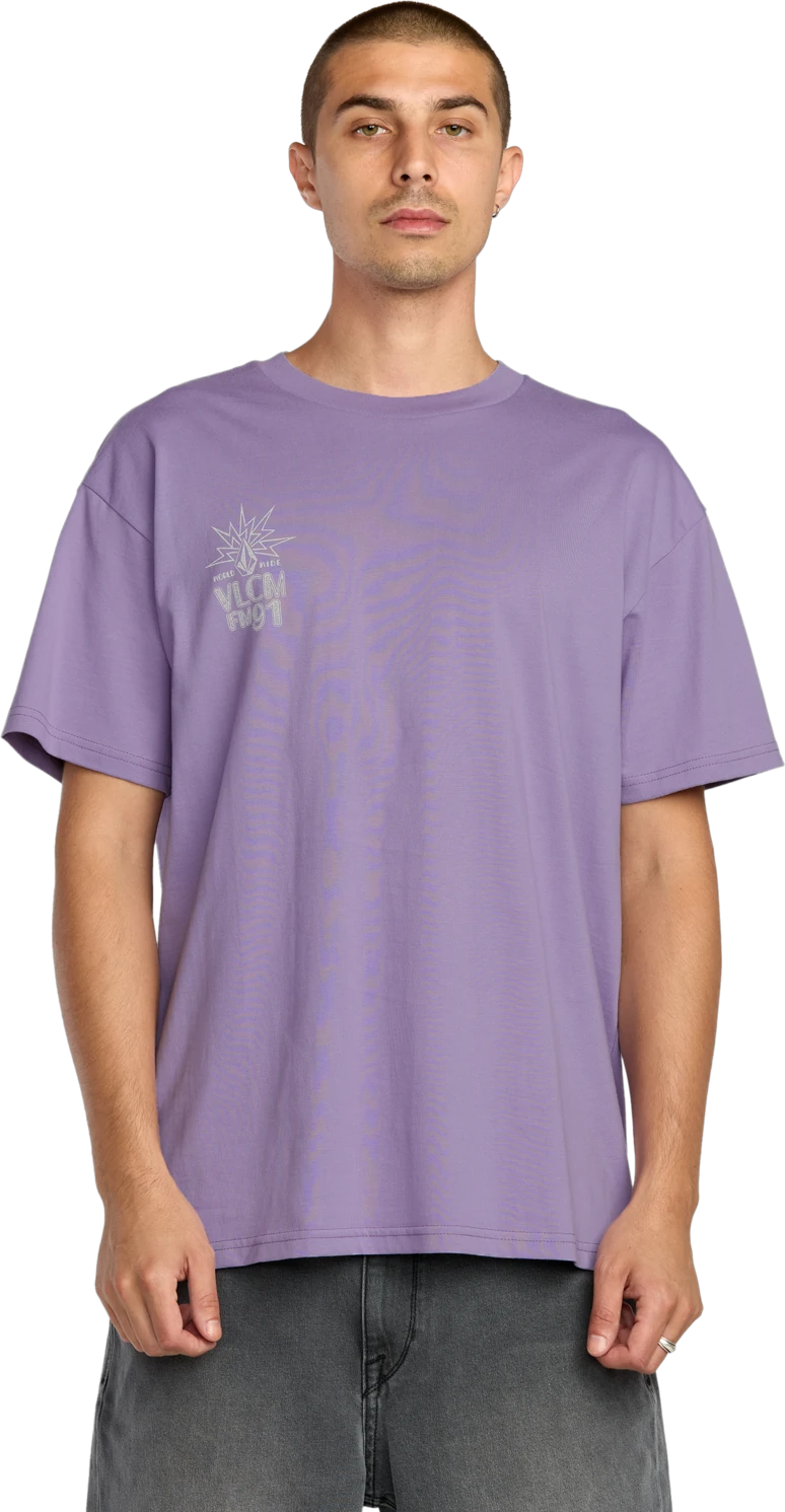 Volcom Tune In camiseta manga corta hombre | Purple Ash