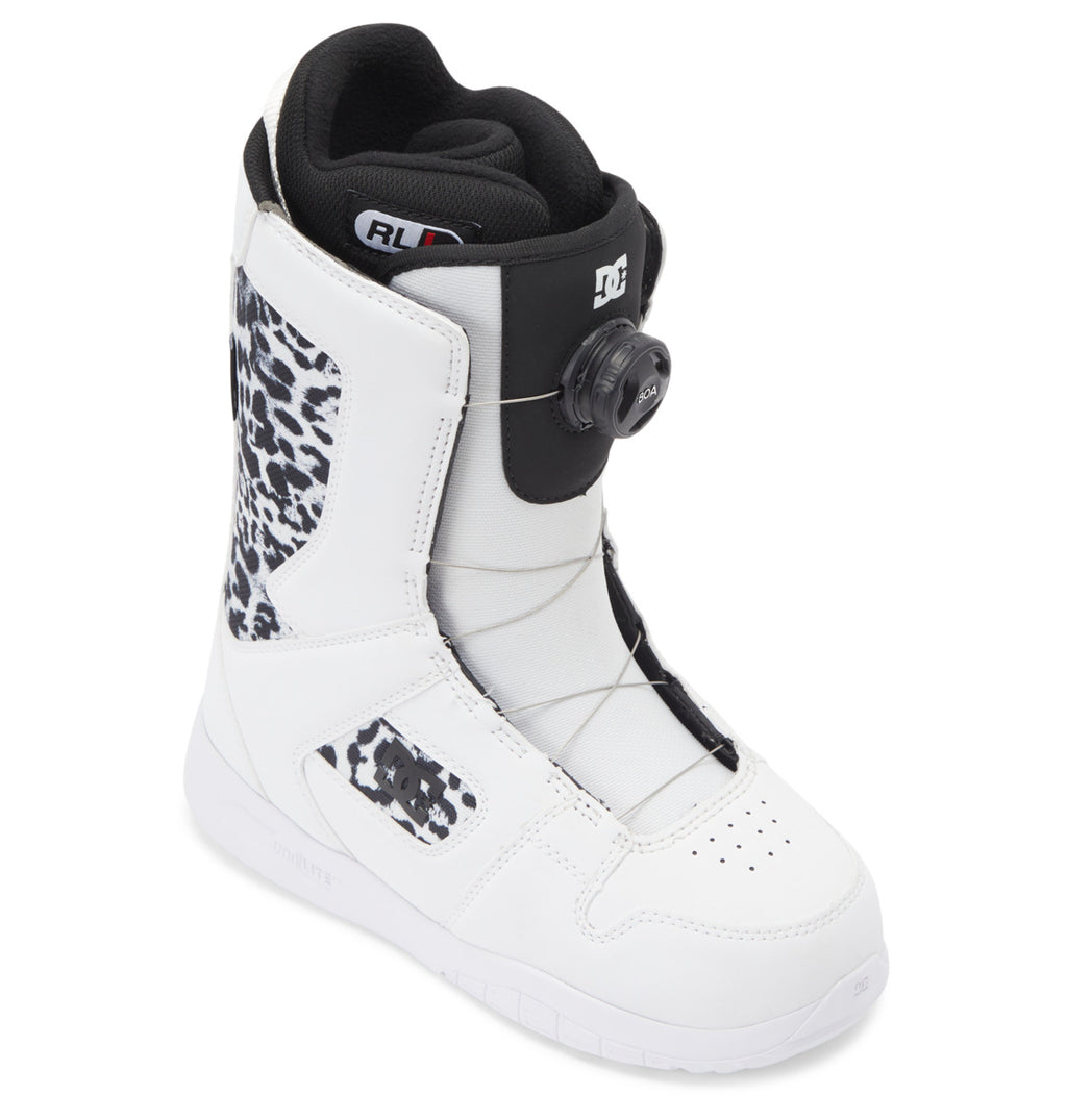 Botas Snowboard DC Shoes Mujer Phase BOA - White/Black Print