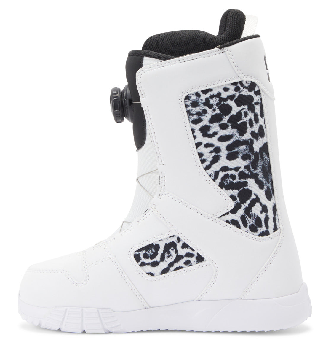 Botas de snowboard femininas DC Shoes Phase BOA - estampa branca/preta