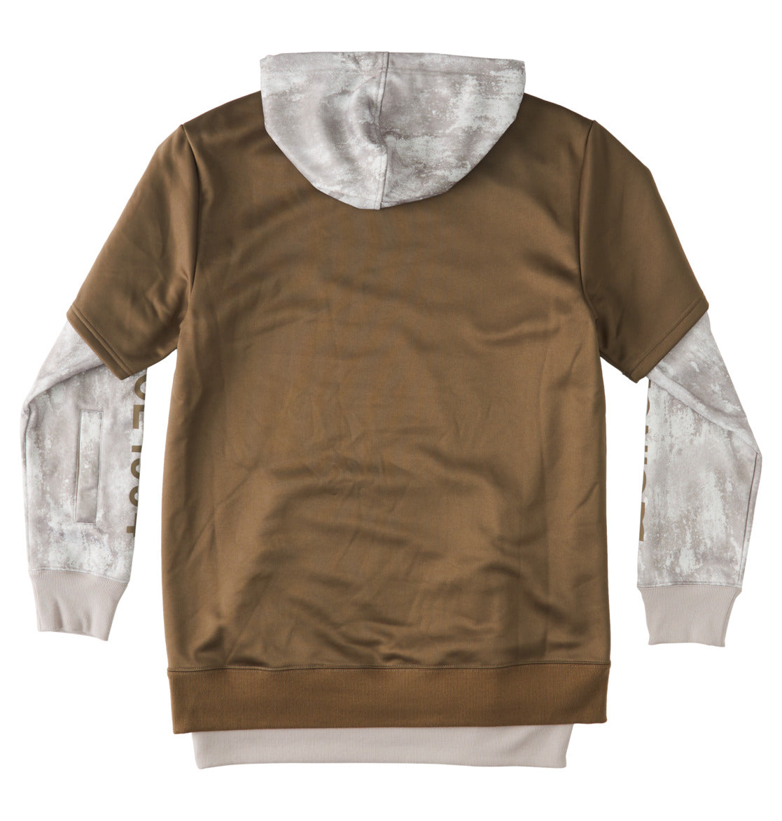 DC Shoes Dryen Technischer Kapuzenpullover – Sand Stone