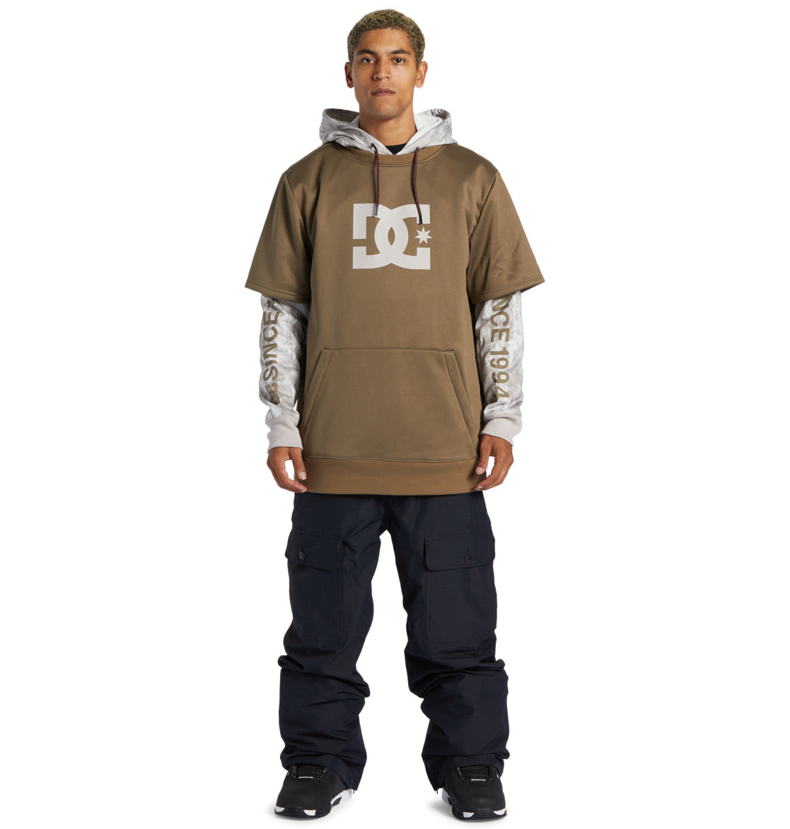 Sweat à capuche technique DC Shoes Dryen - Sand Stone | Nouveaux produits | Produits les plus récents | Produits les plus vendus | surfdevils.com