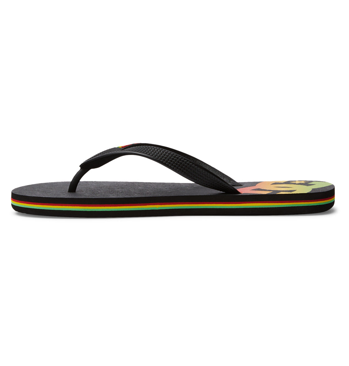 DC Shoes Spray Rasta Flip Flops