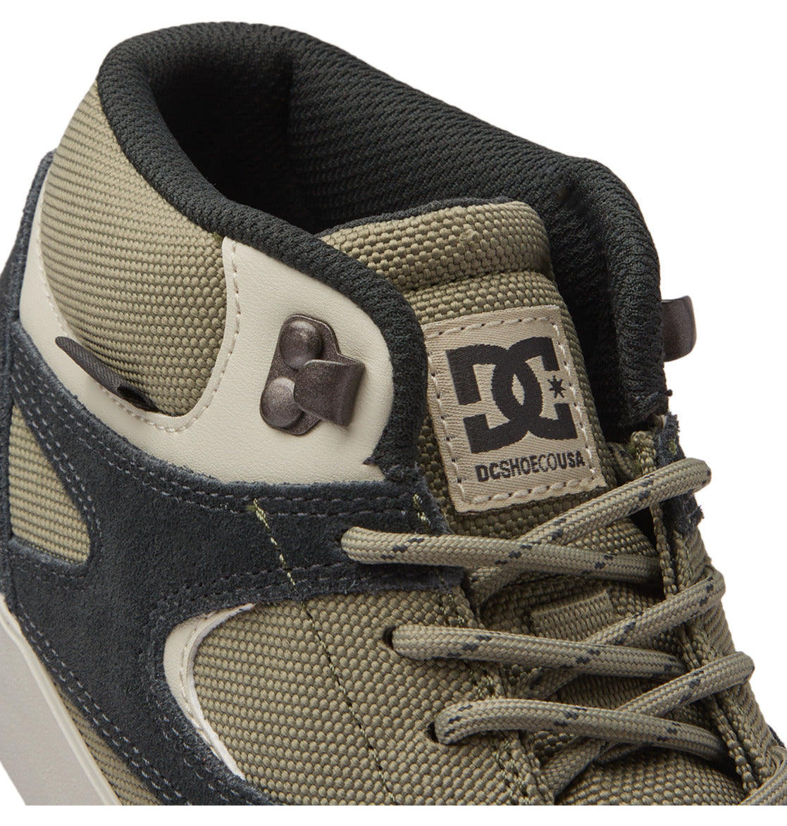 DC Shoes Tênis Kalis Vulc Mid Winter - Exército / Verde Oliva