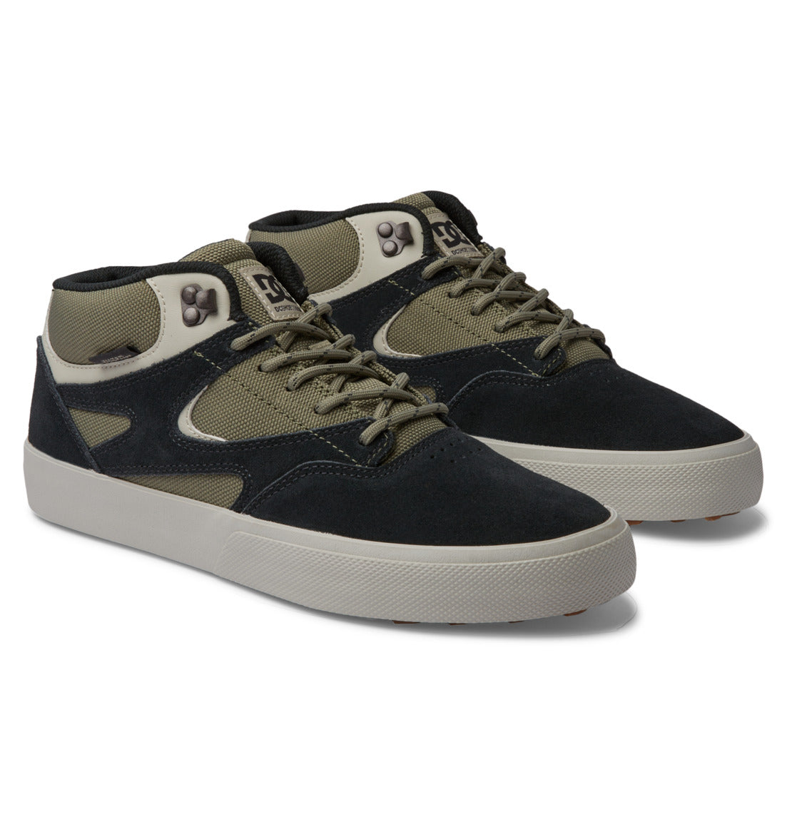 DC Shoes Tênis Kalis Vulc Mid Winter - Exército / Verde Oliva