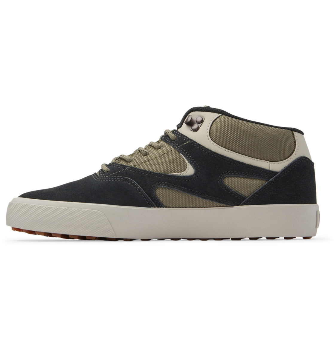 DC Shoes Tênis Kalis Vulc Mid Winter - Exército / Verde Oliva