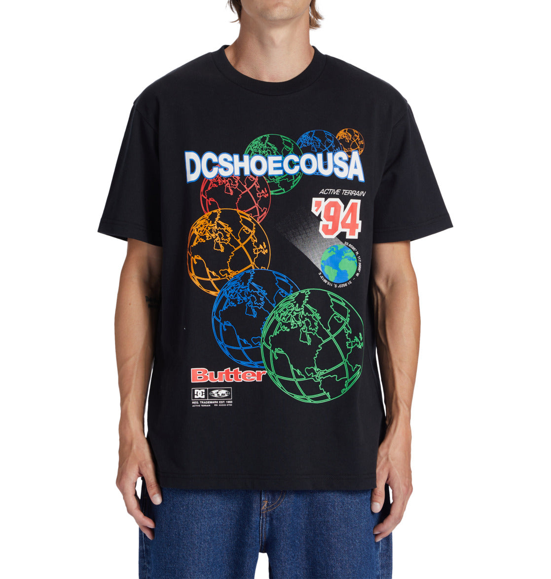 Camiseta DC Shoes X BG World Preta