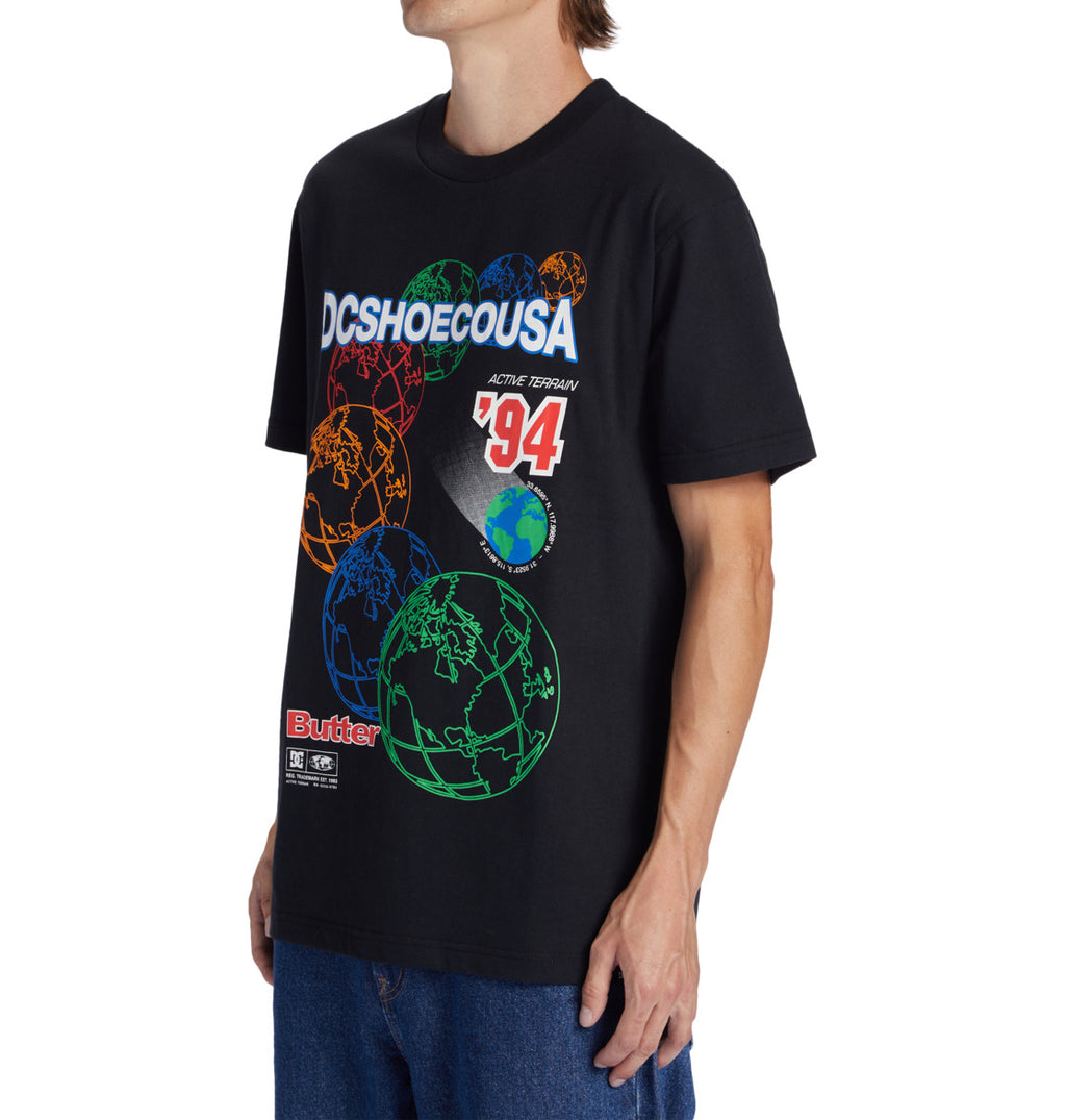 DC Shoes X BG World Black T-shirt