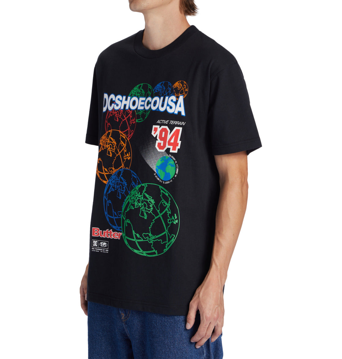 T-shirt nera DC Shoes X BG World | Nuovi prodotti | Prodotti più recenti | Prodotti più venduti | surfdevils.com