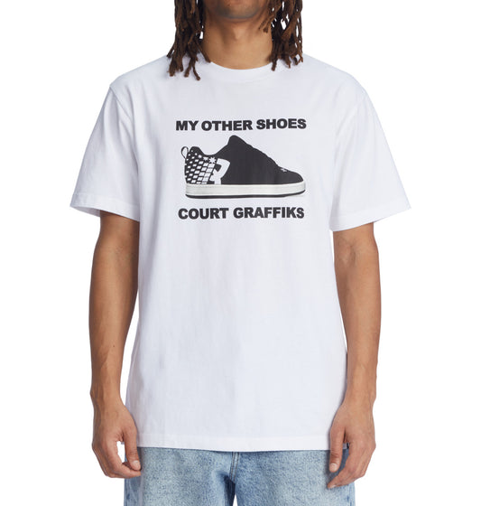 Camiseta DC Shoes Bronze Court White