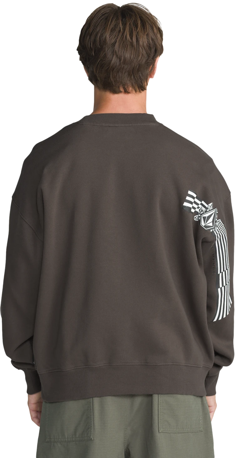 Volcom STONE OP CREW sudadera hombre detail 1 | Major Brown
