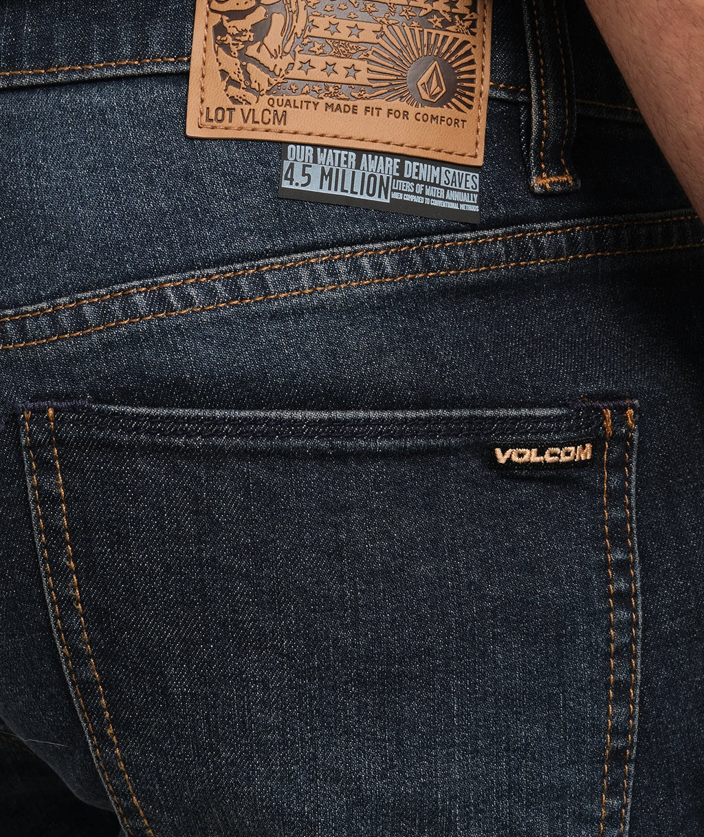 Volcom Vorta Jeans pantalón tejano hombre detail 5 | New Vintage Blue