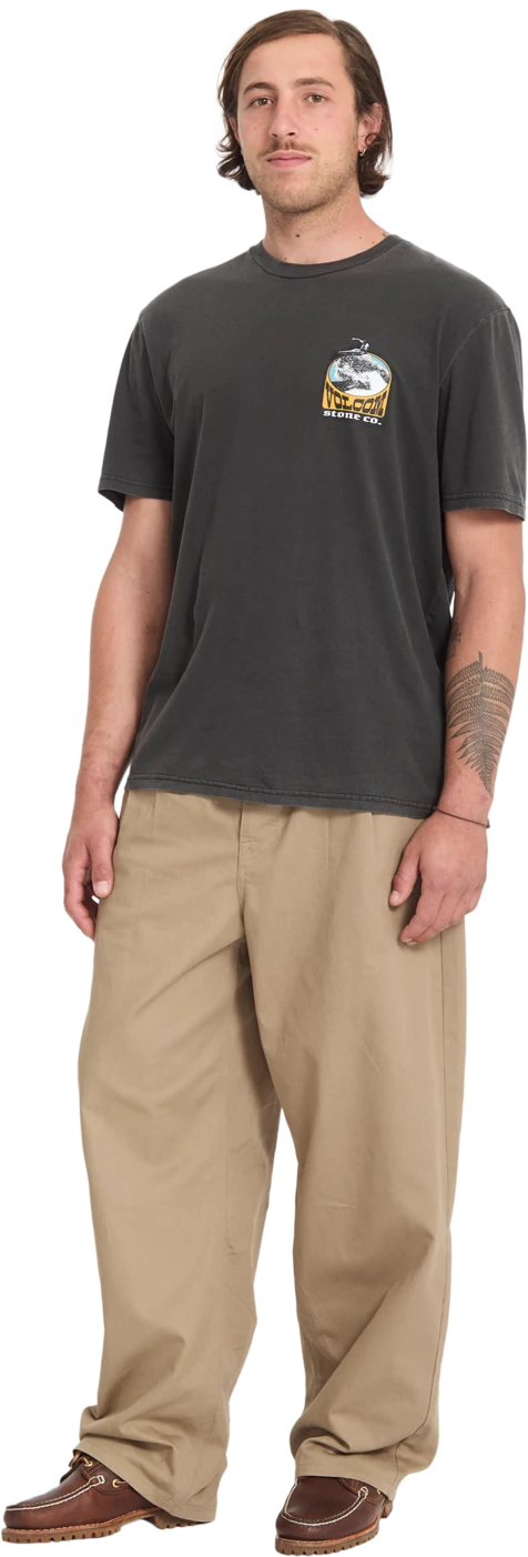 Volcom ZURF CO PW SST camiseta manga corta hombre detail 5 | Black