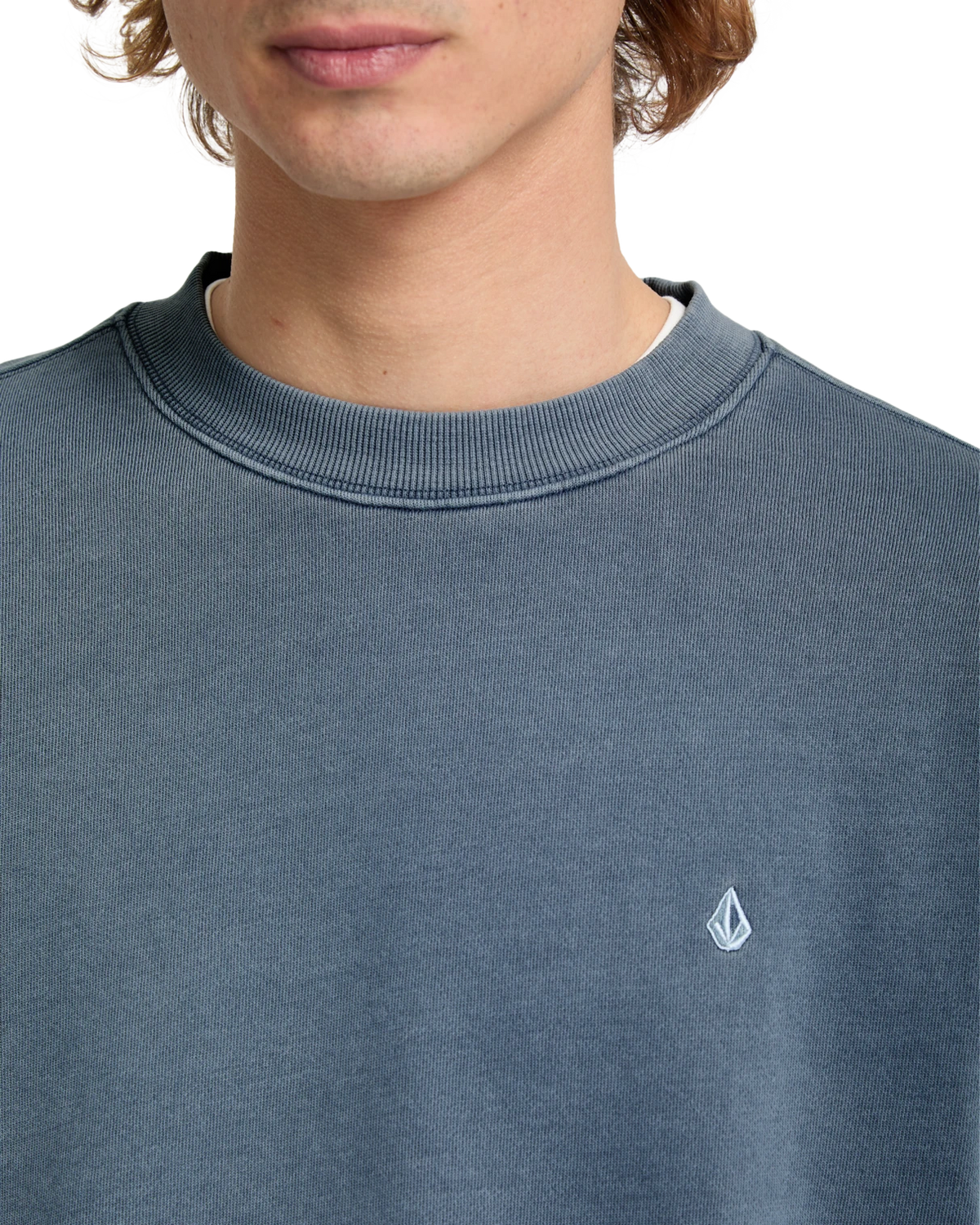 Volcom Single Stone Pw sudadera hombre detail 2 | Blue Wash