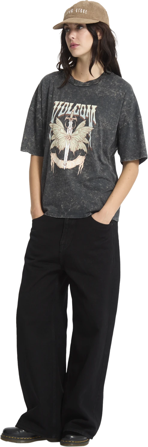 Volcom Voltrip camiseta manga corta mujer detail 6 | Vintage Black