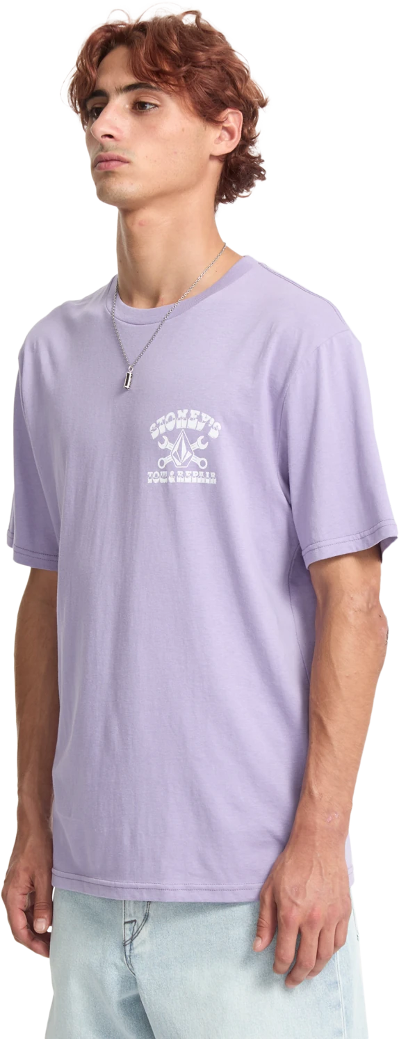Volcom Stoneys camiseta manga corta hombre detail 6 | Purple Ash