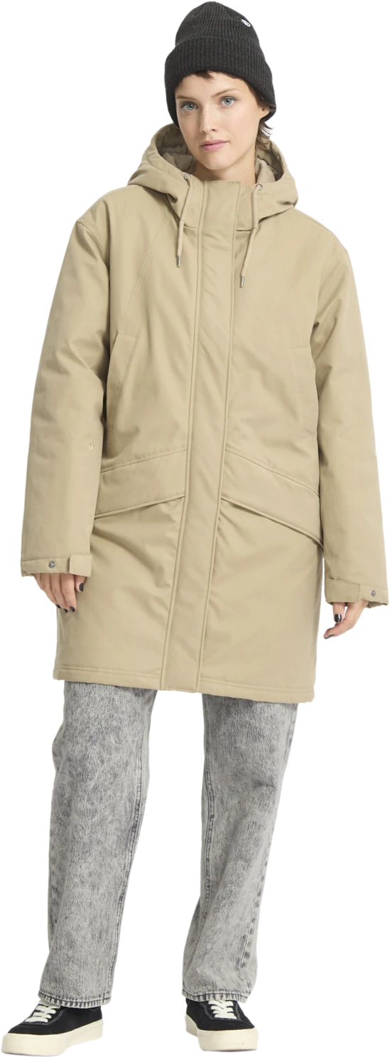 Volcom SOMESTONE 10K PARKA chaquetas y abrigos mujer detail 9 | Khaki