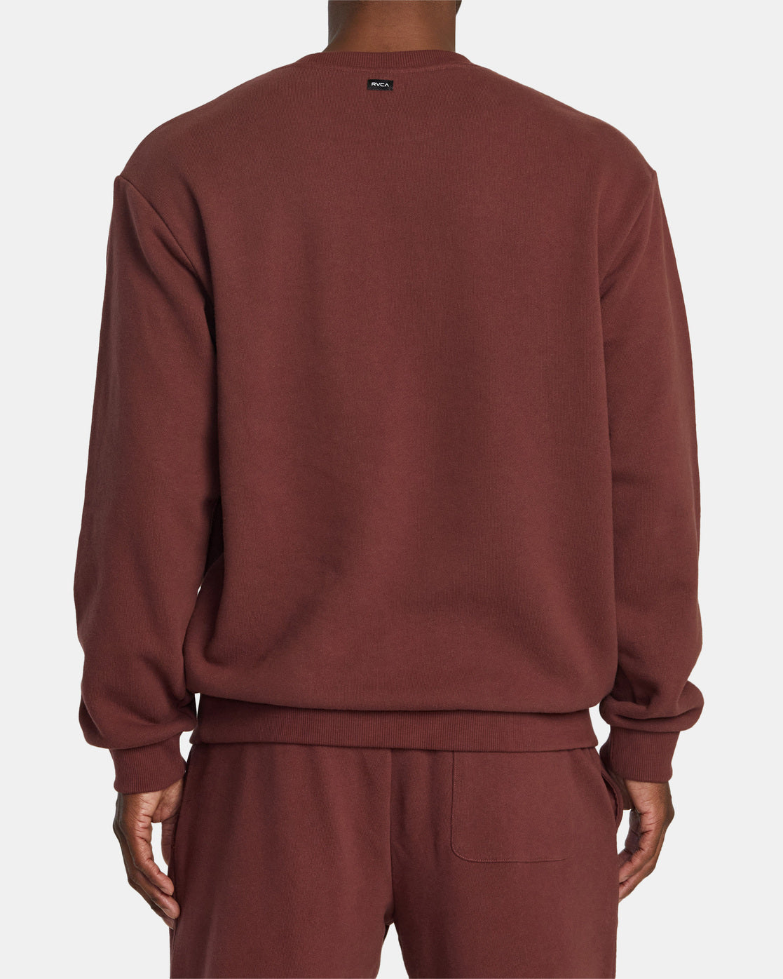 RVCA VA Essential Crew Sweatshirt - Bordeaux