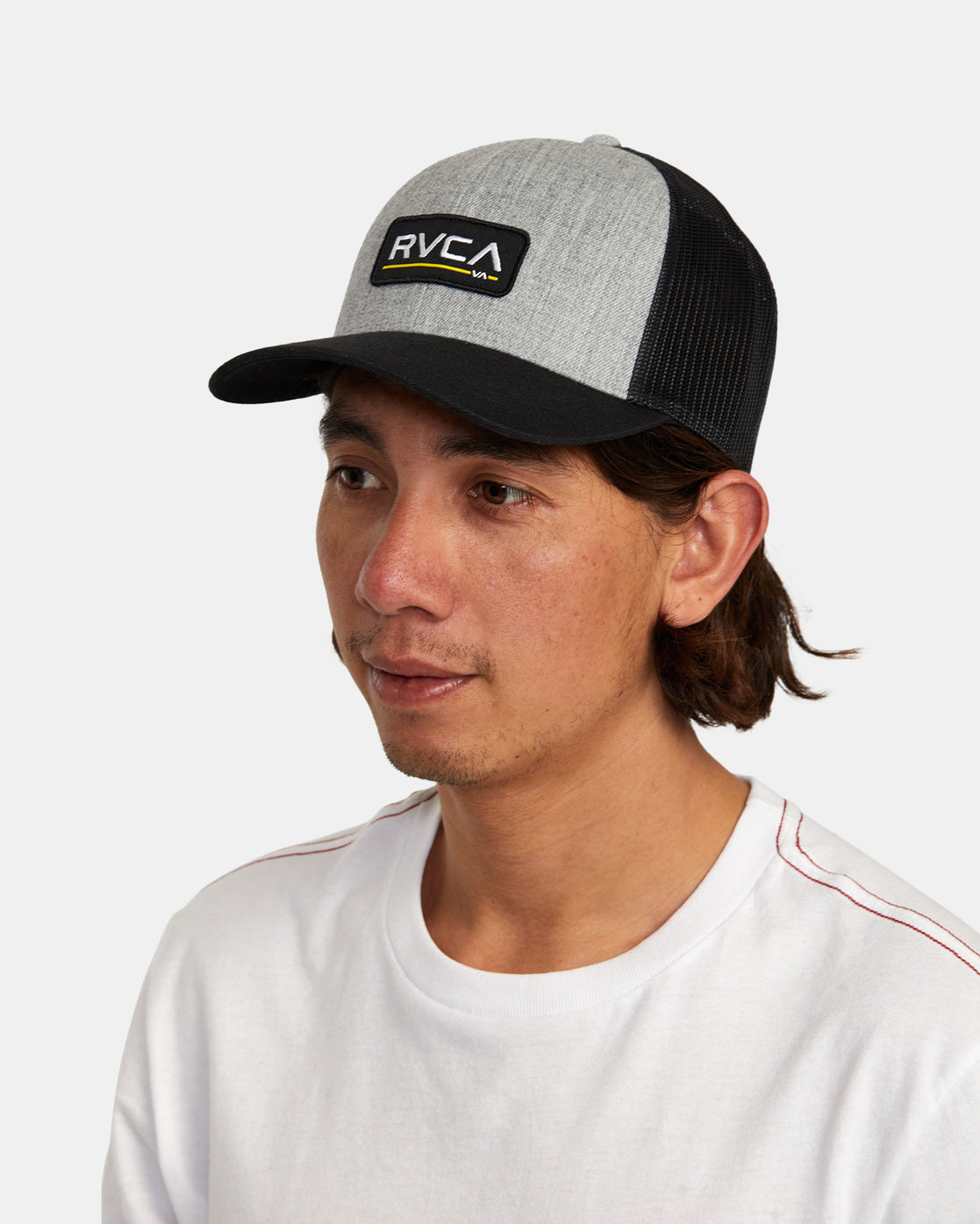 Gorra Trucker Rvca Ticket III Heather Grey/Black