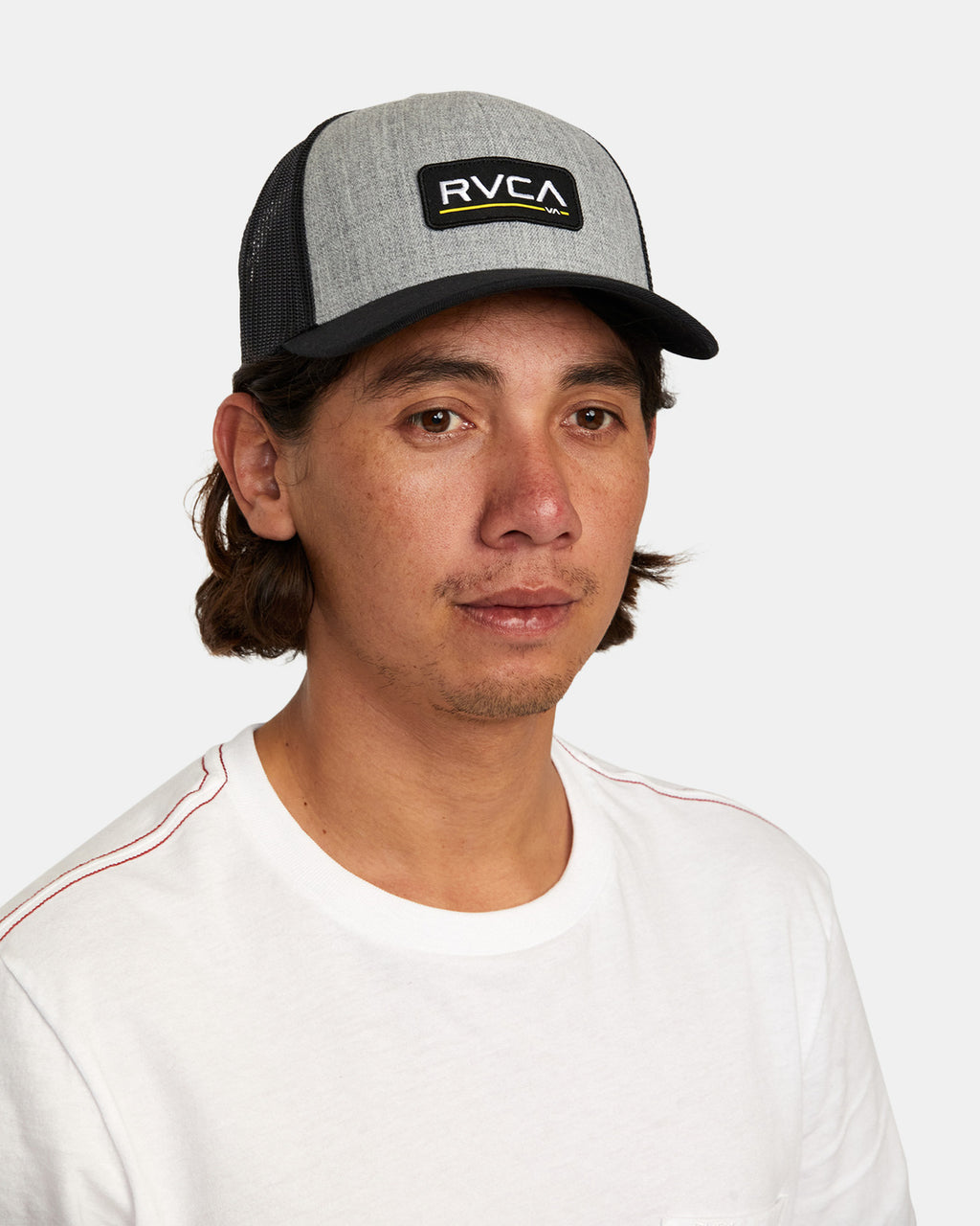 Gorra Trucker Rvca Ticket III Heather Grey/Black