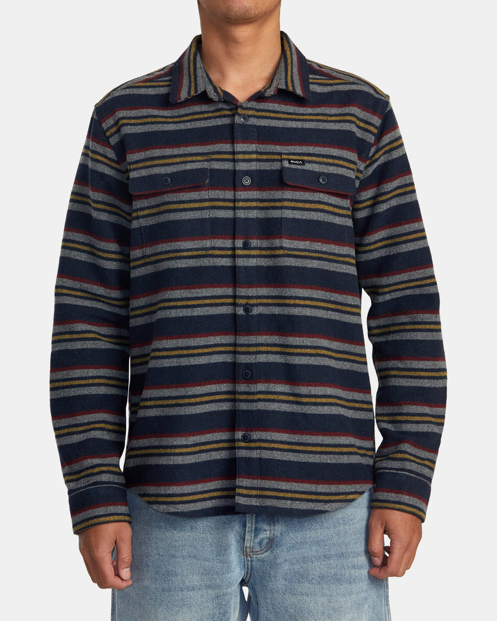 Rvca Blanket Shirt - Navy