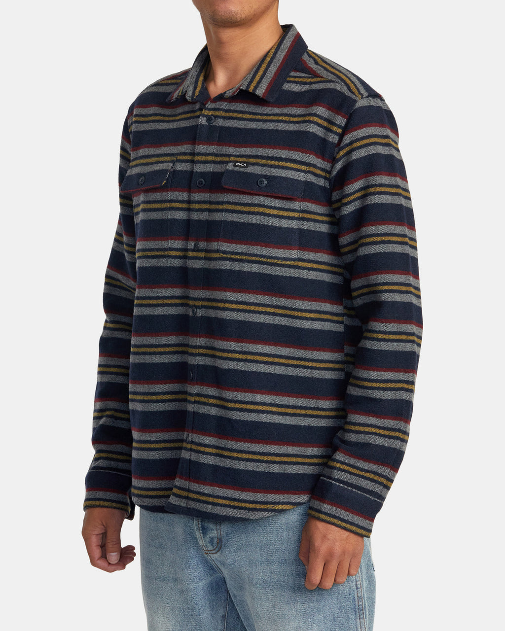 Rvca Blanket Shirt - Navy