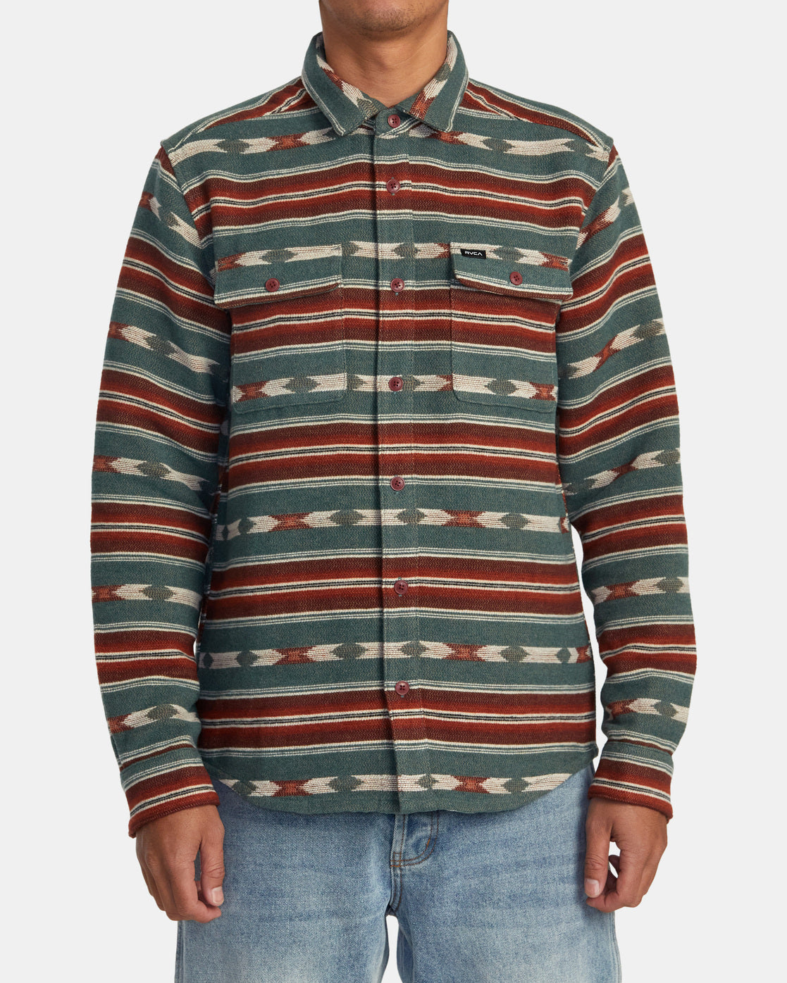 Chemise couverture Rvca - Sarcelle