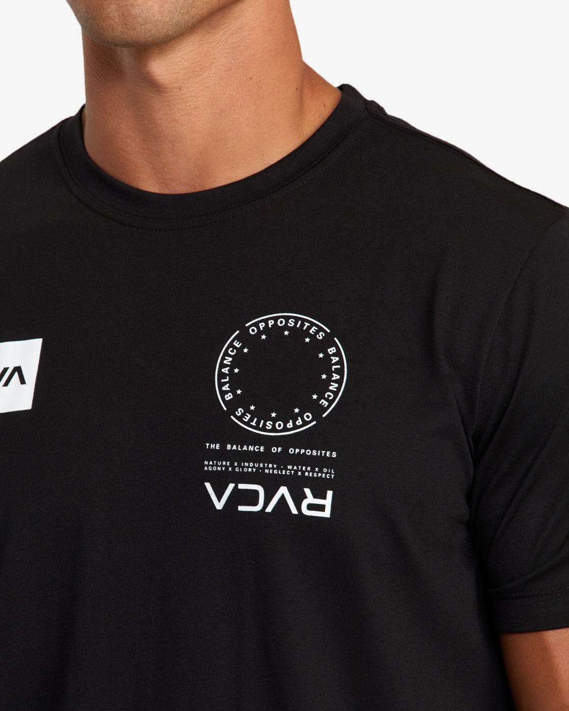 Camiseta Técnica RVCA VA Sport Mark - Black | Camisetas de hombre | Camisetas manga corta de hombre | surfdevils.com
