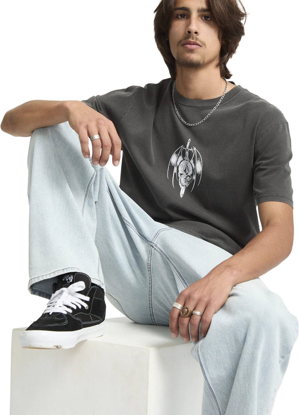 Volcom Sworder camiseta manga corta hombre detail 4 | Black