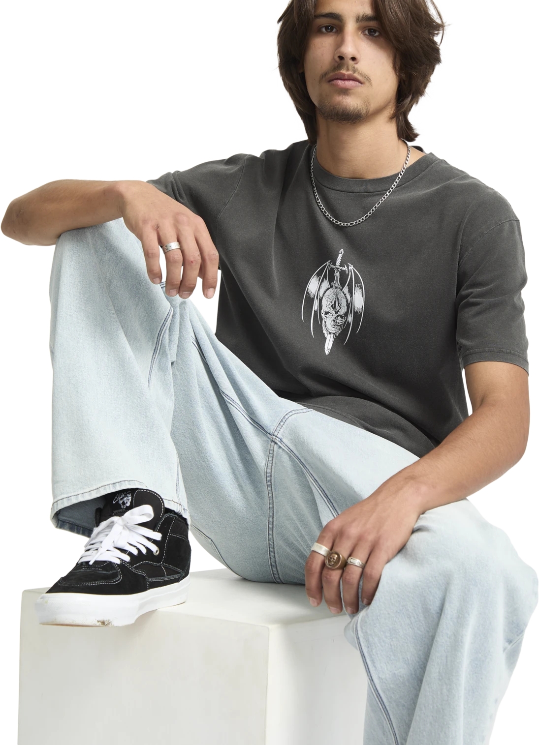 Volcom Sworder camiseta manga corta hombre detail 4 | Black