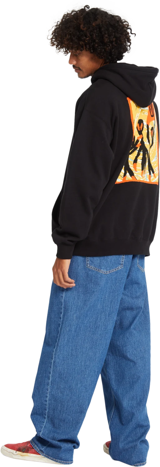 Volcom GONYVADERS PO sudadera con capucha hombre detail 7 | Black