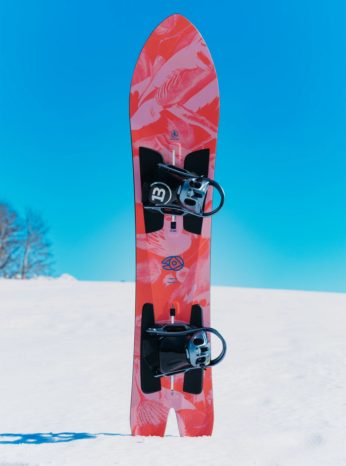 Burton Burton Family Tree 3D Channel Surfer Flat Top Snowboard tablas de snowboard detail 8 | Graphic