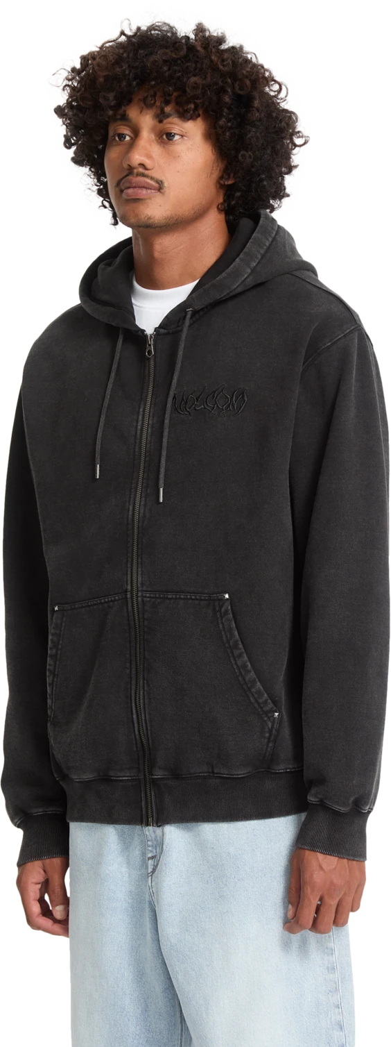 Volcom Studder sudadera con capucha hombre detail 6 | Black