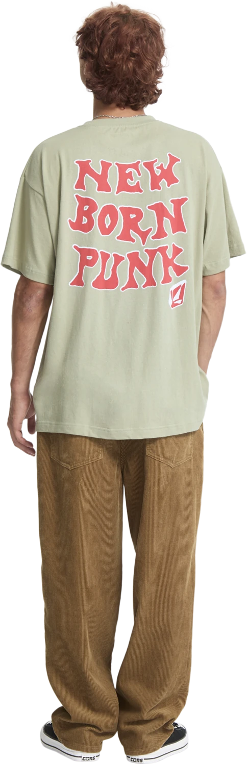 Volcom New Born camiseta manga corta hombre detail 4 | Green Tea
