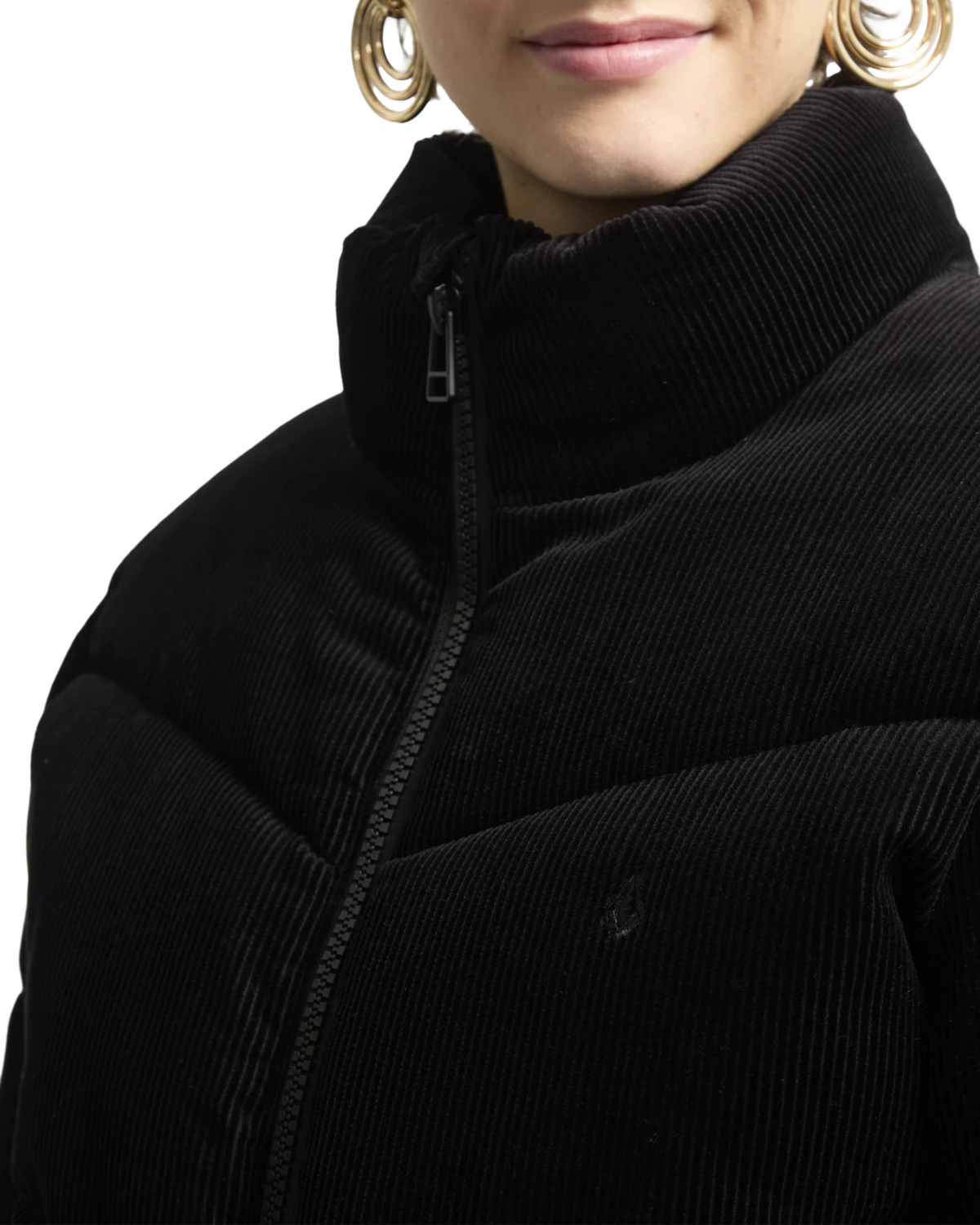 Volcom CORD'N STONE PUFF JACKET chaquetas y abrigos mujer detail 2 | Black