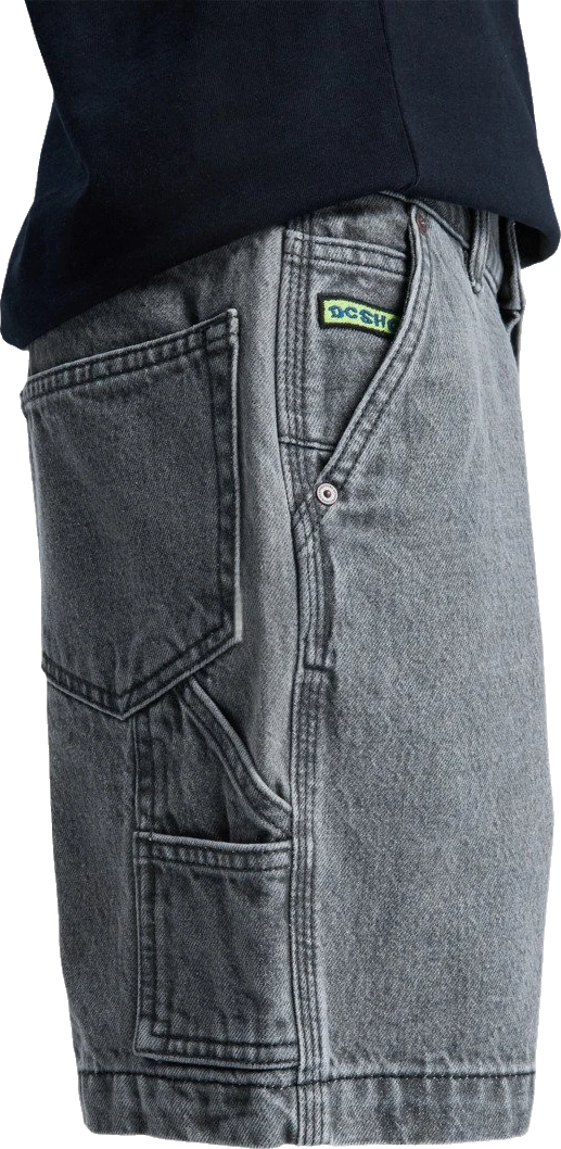 DC Shoes DC Carpenter Baggy denim short detail 2 | Gris